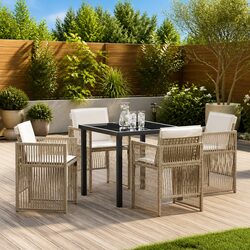 Comfortable 5-Piece Garden Dining Set with Great Value