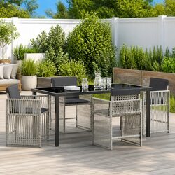 Reliable 5-Piece Garden Dining Set for Year-Round Use