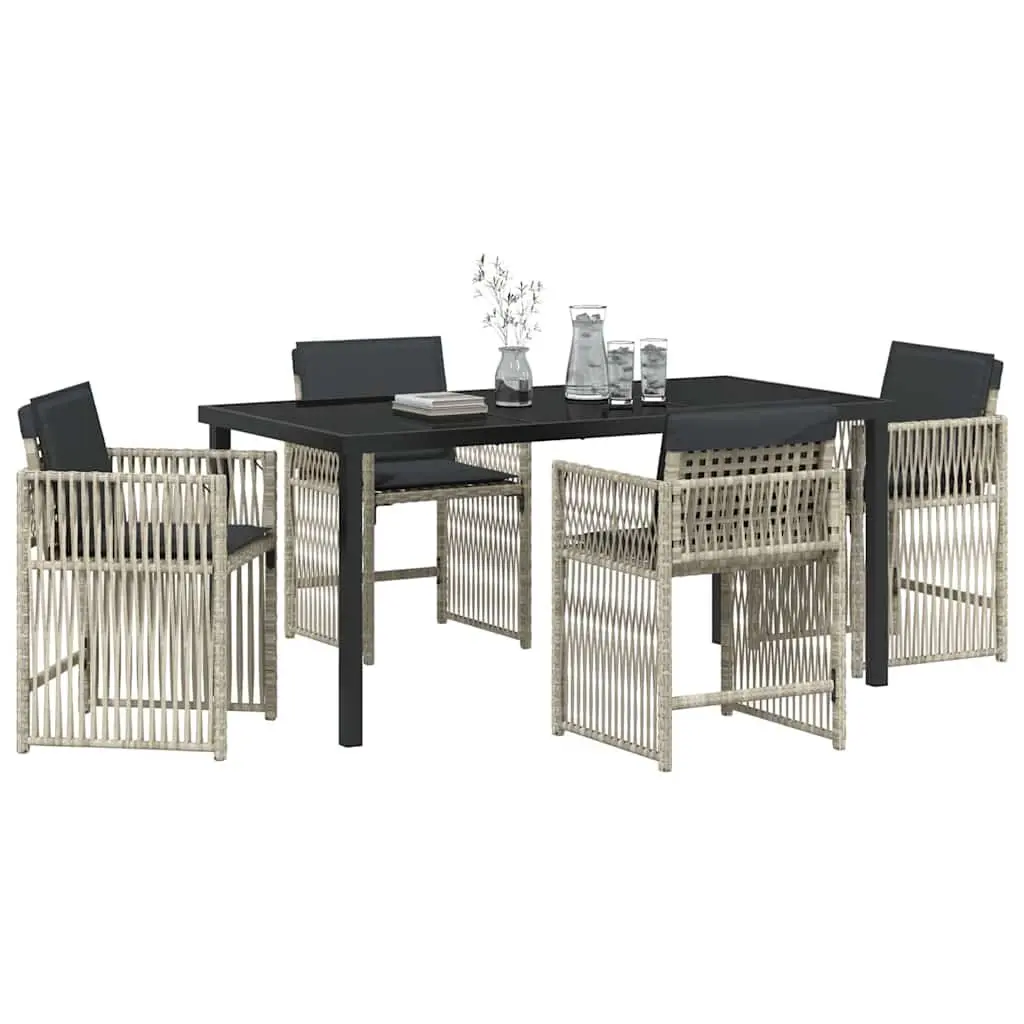 5-Piece Garden Dining Set for Year-Round Use