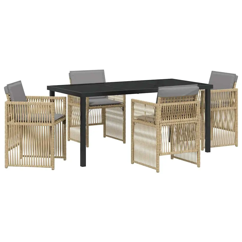 5-Piece Dining Set for Outdoor Use
