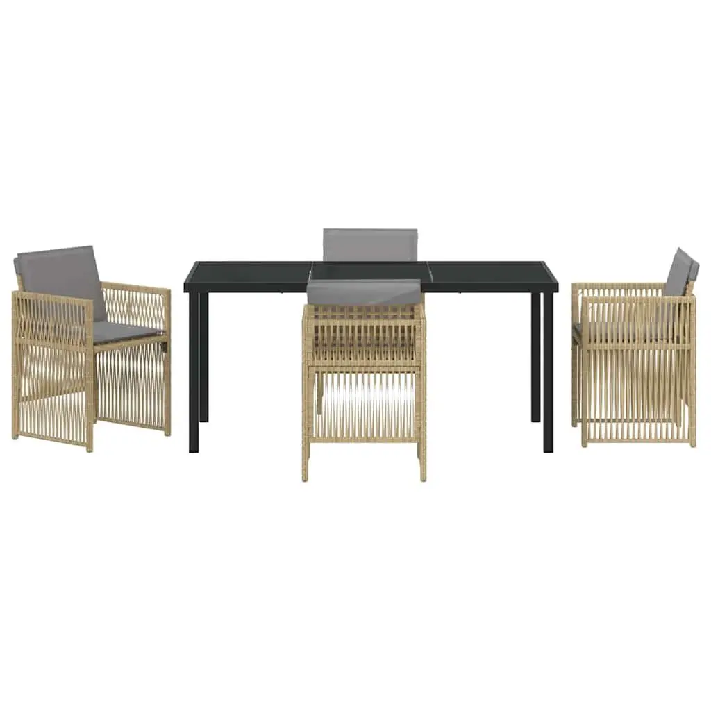 5-Piece Dining Set for Outdoor Use