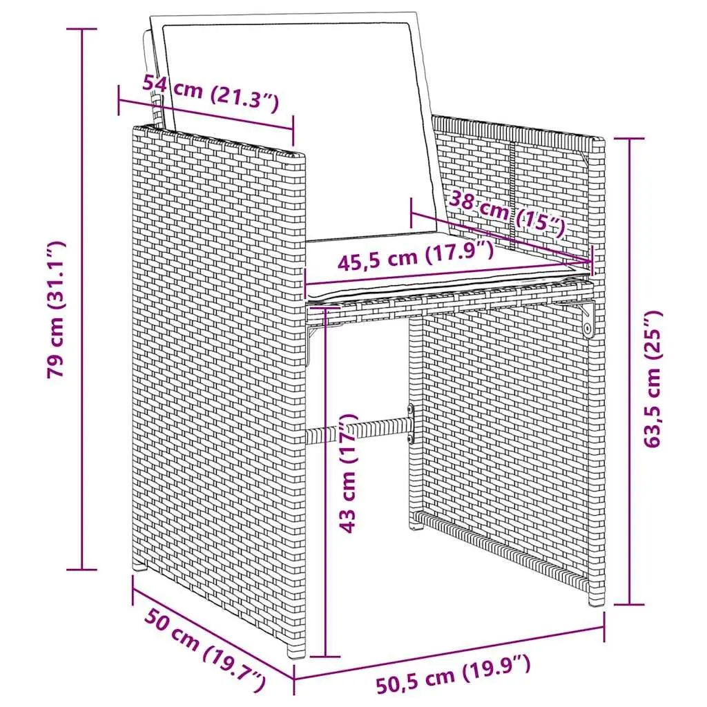5-Piece Garden Dining Set