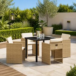 Comfortable and Durable 5-Piece Garden Dining Set
