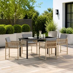 Beige Dining Set: Quality Outdoor Furniture for You