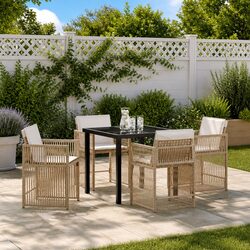 Comfortable and Durable 5-Piece Outdoor Dining Set