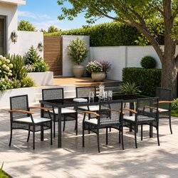 Quality 7-Piece Garden Dining Set for Value Seekers