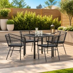 Comfort and Style in This 5-Piece Dining Set