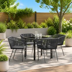 Reliable and Comfortable 5 Piece Garden Dining Set