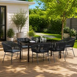 Comfortable 7-Piece Garden Dining Set for Your Home