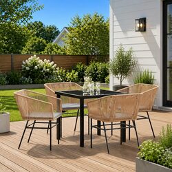 Reliable 5-Piece Garden Dining Set for Your Home