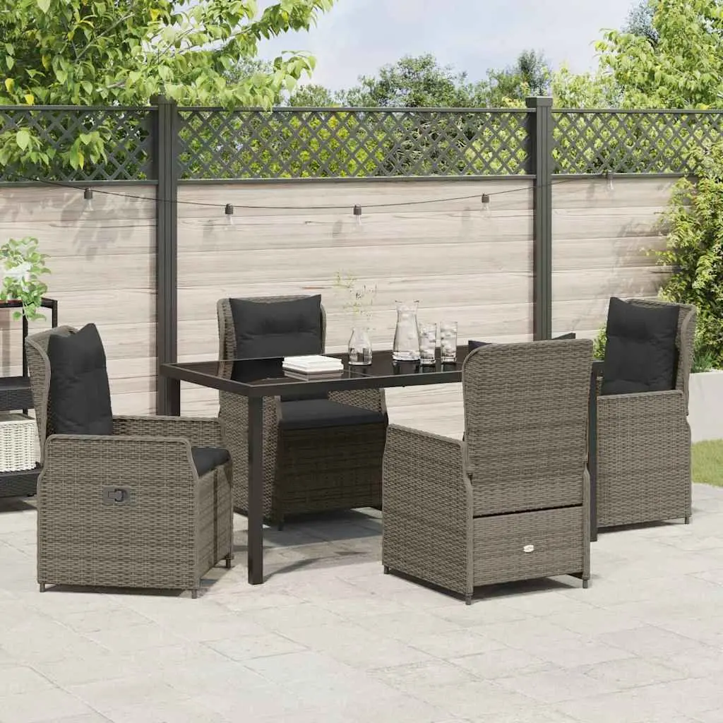 Grey Outdoor Dining Set