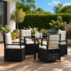 Practical Garden Dining Set: 5 Pieces of Value and Comfort
