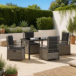 Reliable 5-Piece Garden Dining Set for Outdoor Living