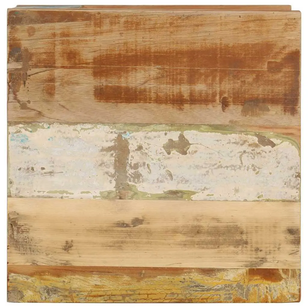 Reclaimed Wood Coffee Table Accent Table Brown 45x45x40cm Handmade Solid Living Room Side Table