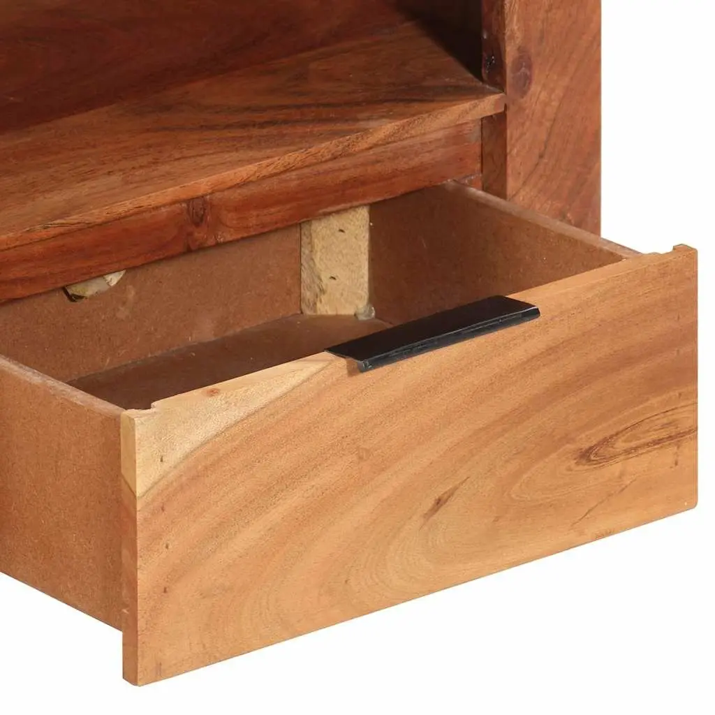 TV Cabinet Media Storage Unit 110x30x40 cm Solid Wood Acacia Brown