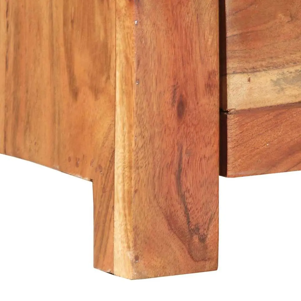 TV Cabinet Media Storage Unit 110x30x40 cm Solid Wood Acacia Brown