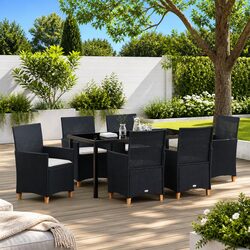 Comfortable and Reliable 7-Piece Garden Dining Set