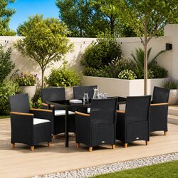 Comfortable 7 Piece Outdoor Dining Set