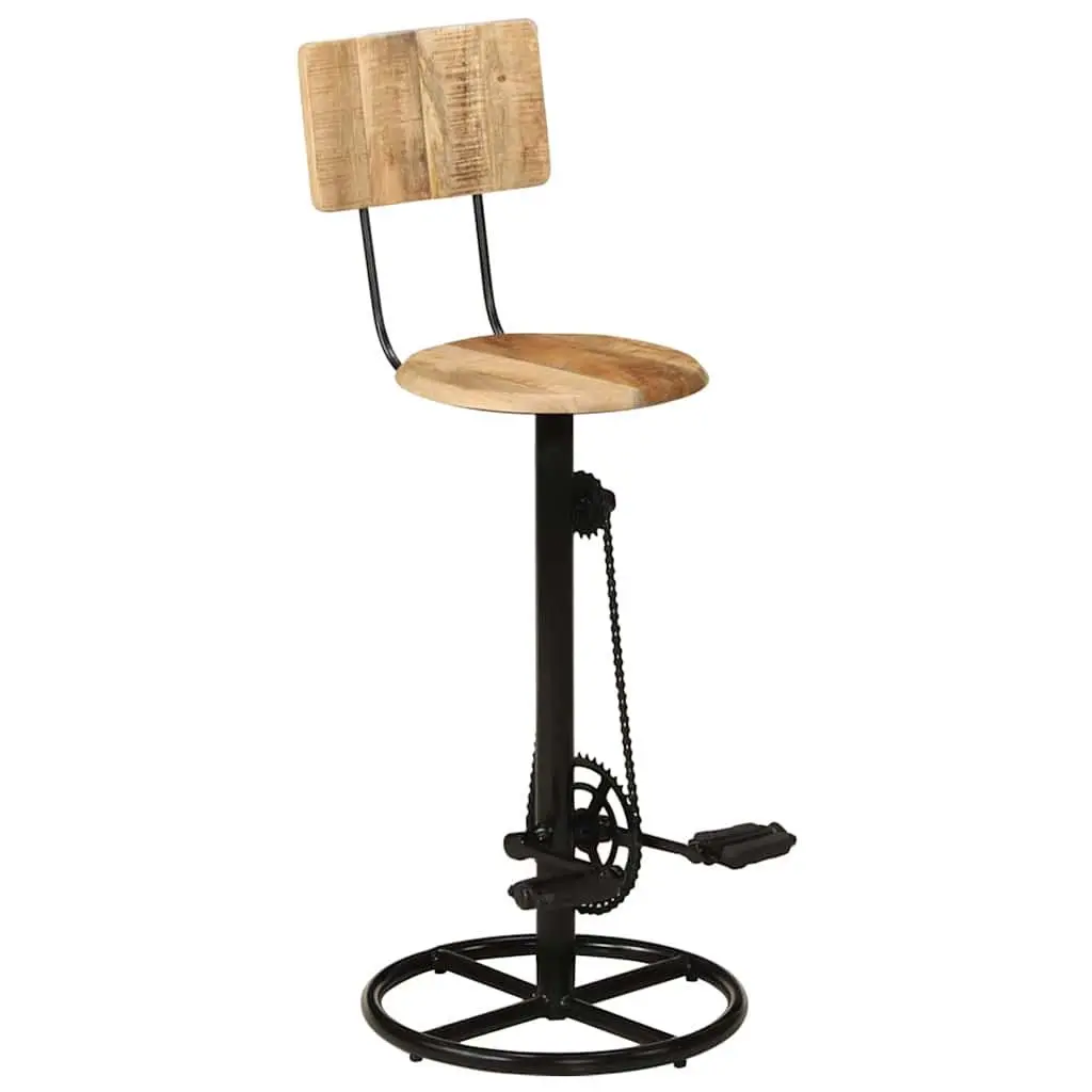 Bar Stools 2 pcs in Solid Wood for Comfort