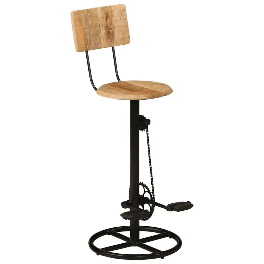 Bar Stools 2 pcs in Solid Wood for Comfort