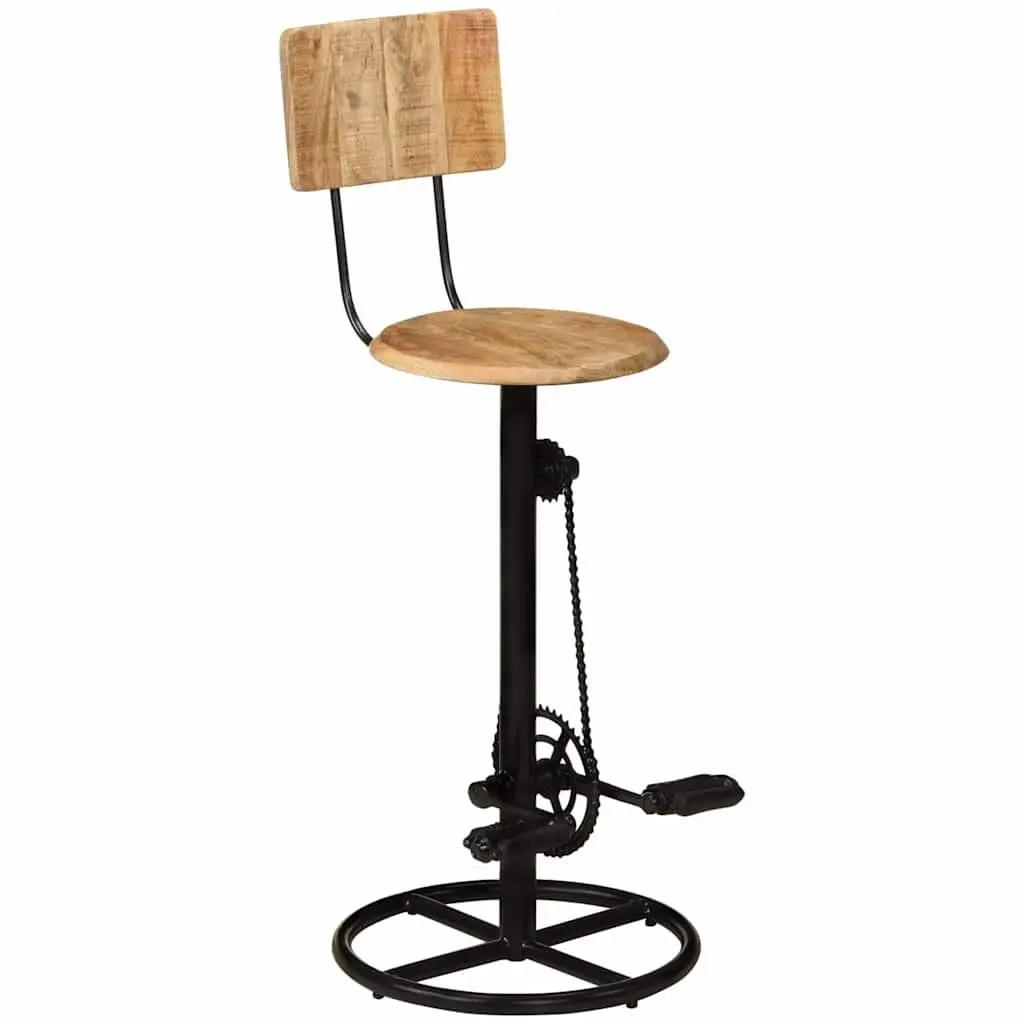 Bar Stools 2 pcs in Solid Wood for Comfort