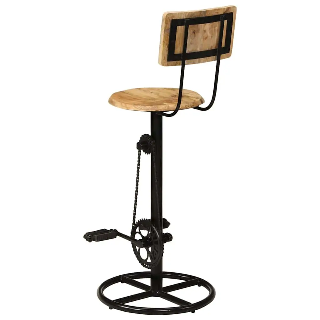 Bar Stools 2 pcs in Solid Wood for Comfort