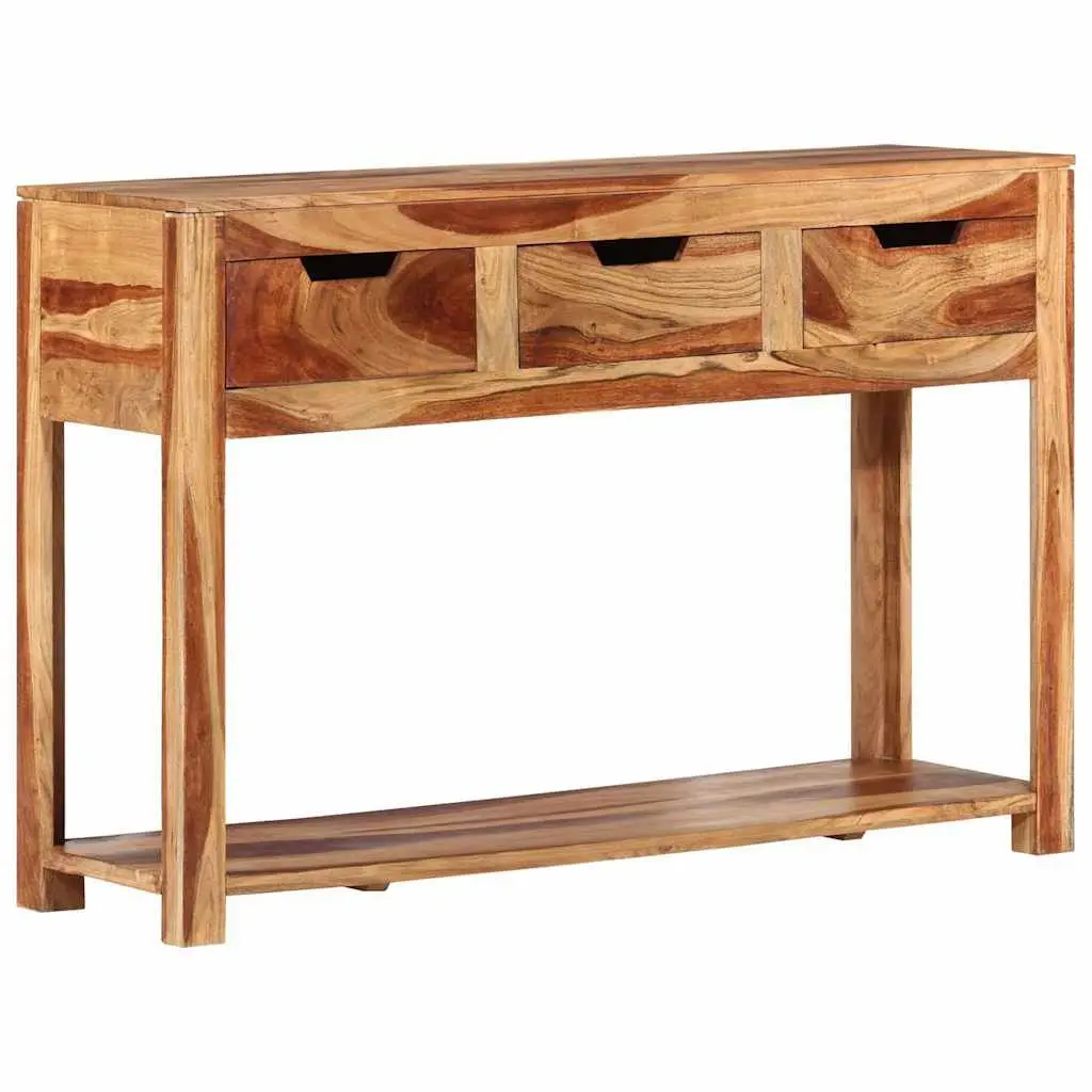 Wooden Console Table Side Hallway End Table 110x35x75 cm Brown