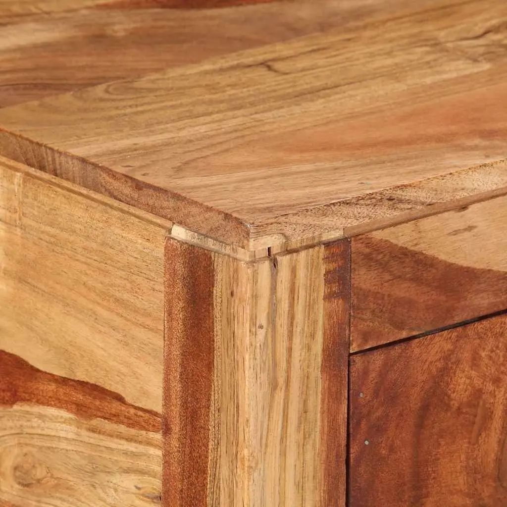 Wooden Console Table Side Hallway End Table 110x35x75 cm Brown