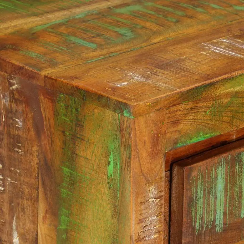 Drawer Cabinet Chest of Drawers Solid Reclaimed Wood Multicolour Storage