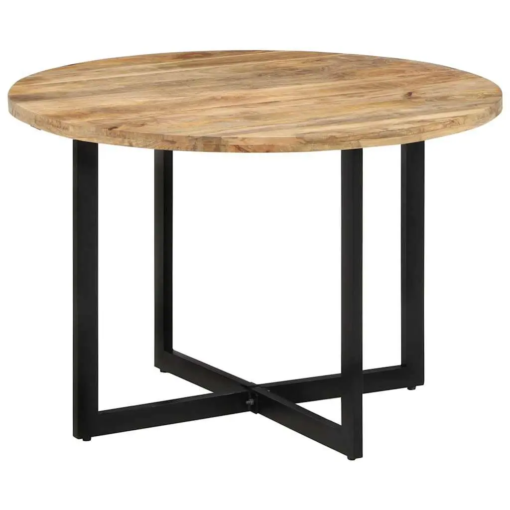 Dining Table Solid Mango Wood 110x75 cm Brown Kitchen Room Furniture Sturdy