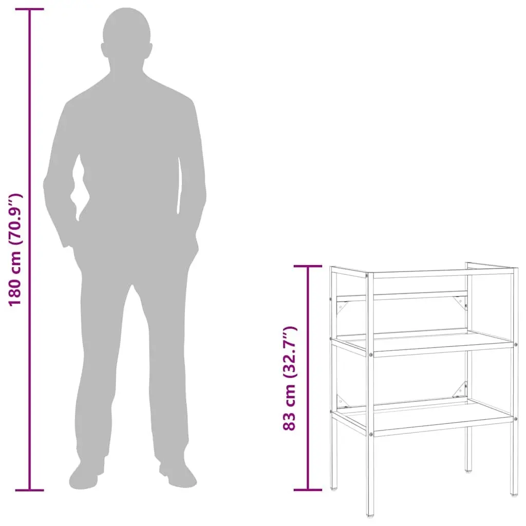 Black Bathroom Frame with Storage Benefits