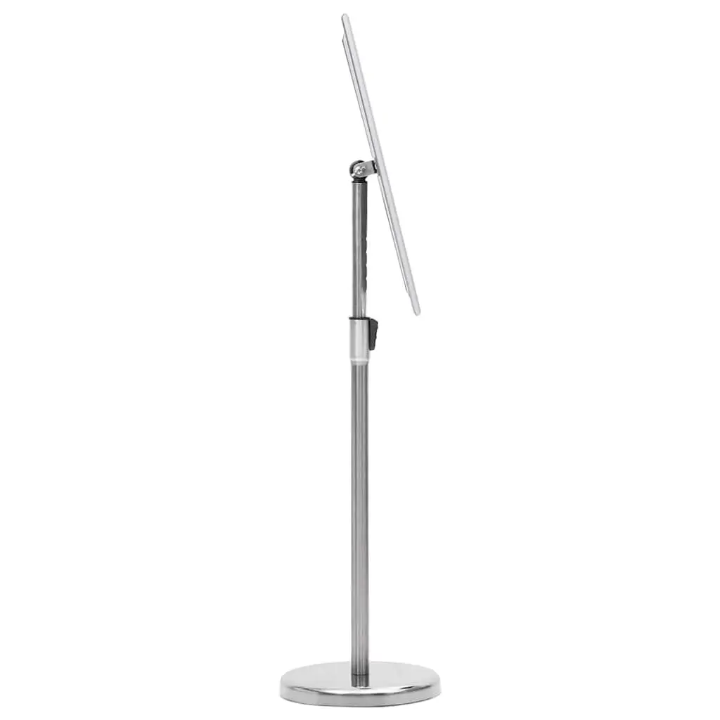 Poster Stand Height Adjustable Rotatable Silver 45 x 32.7 x 108 cm 2 Piece