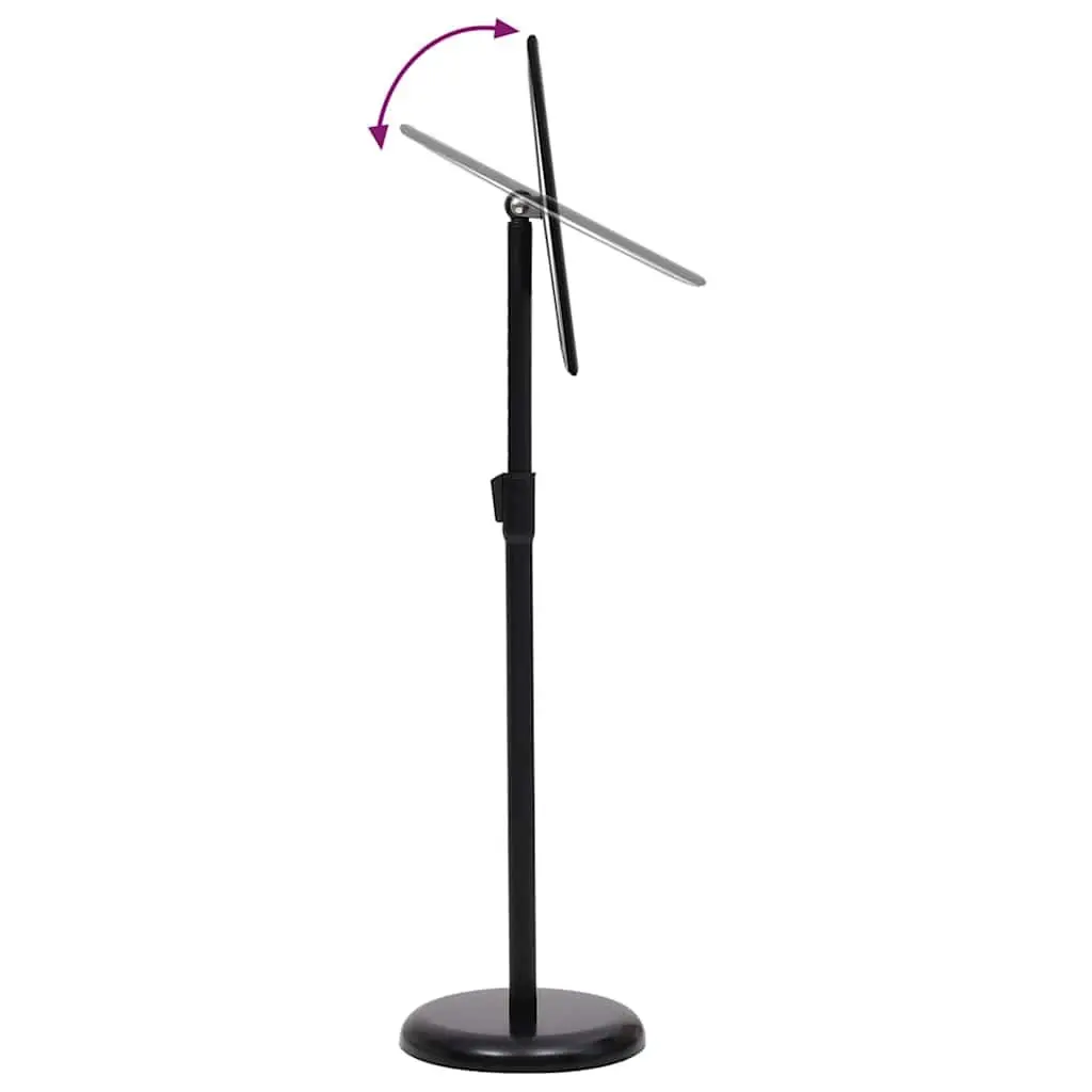 Poster Stand Height-Adjustable Rotatable 32.7 x 24 x 108 cm Black 2 Piece