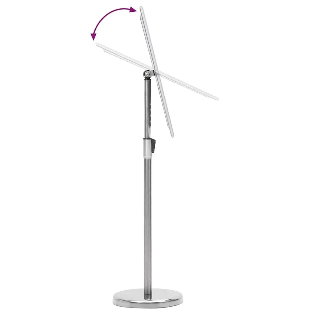Poster Stand Height Adjustable Rotatable Display Aluminum Frame Silver 2 Pack