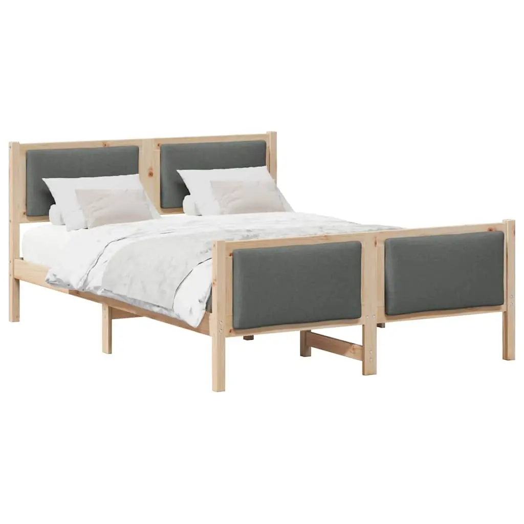 Bed Frame with Headboard Modern Bedroom Furniture 150 x 200 cm Brown