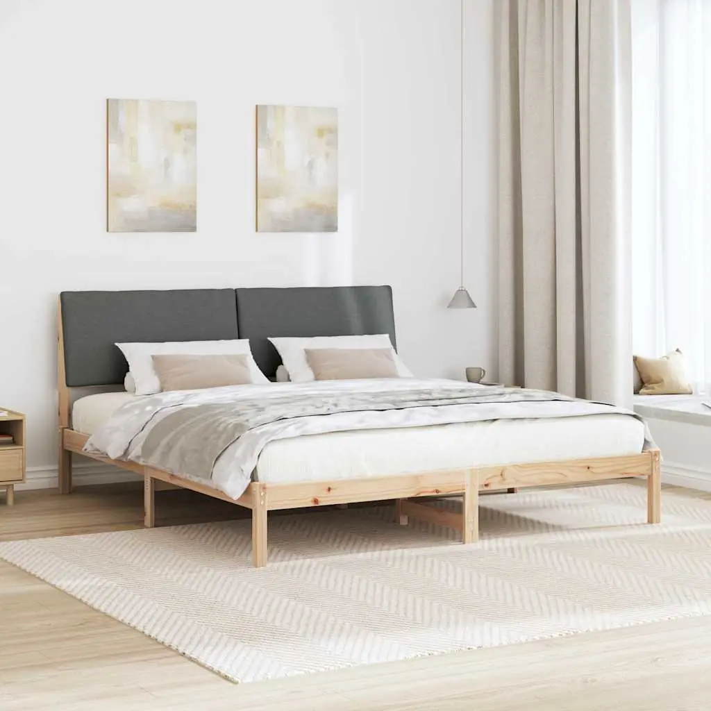 Bed Frame 180 x 200 cm with Solid Pine Construction