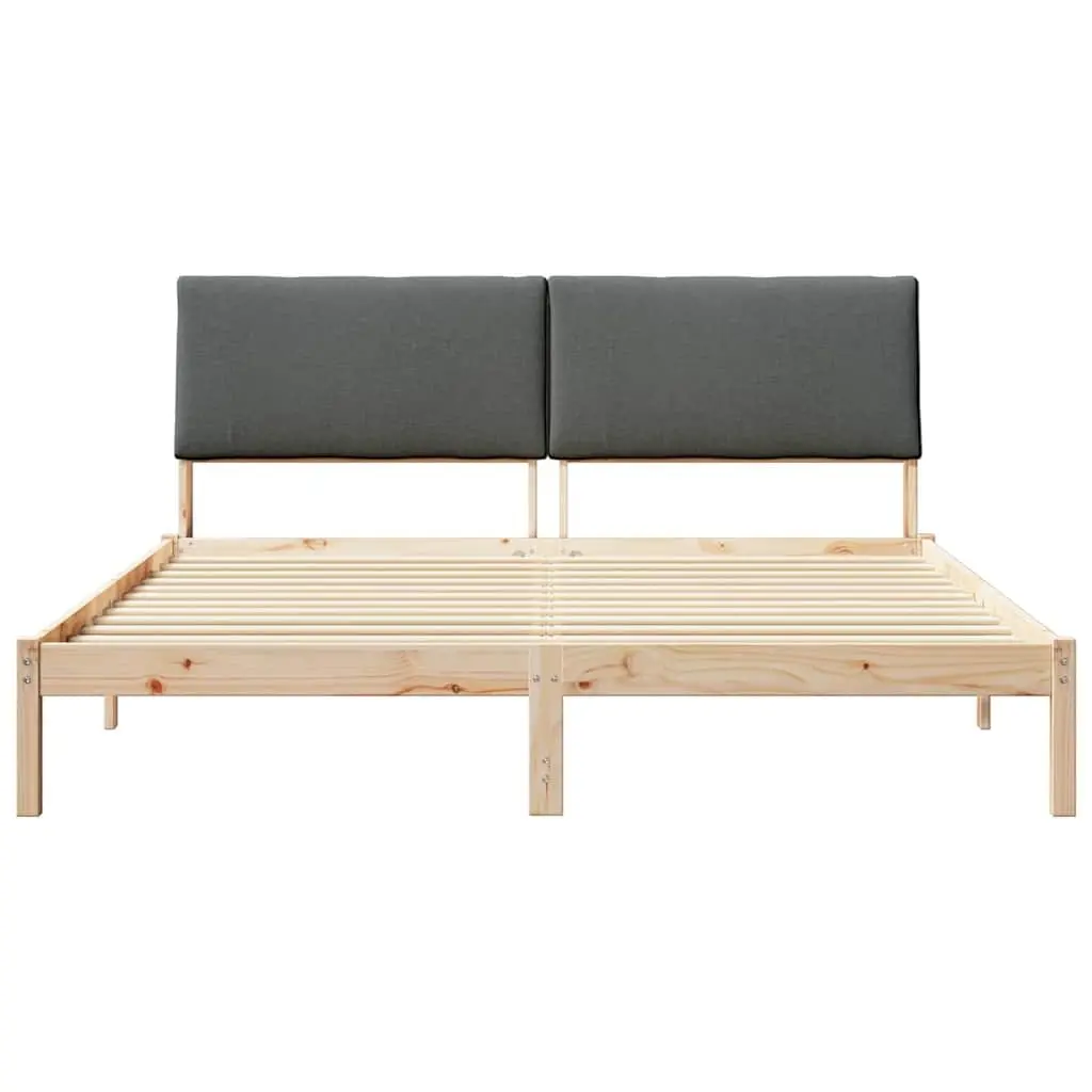 Bed Frame 180 x 200 cm with Solid Pine Construction