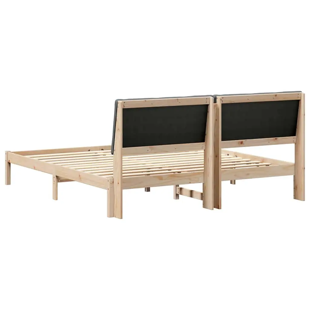 Bed Frame 180 x 200 cm with Solid Pine Construction