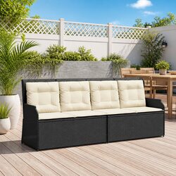 Practical and Stylish Garden Bench with Weatherproof Cushion