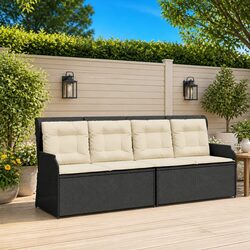 Comfortable and Practical Reclining Garden Bench