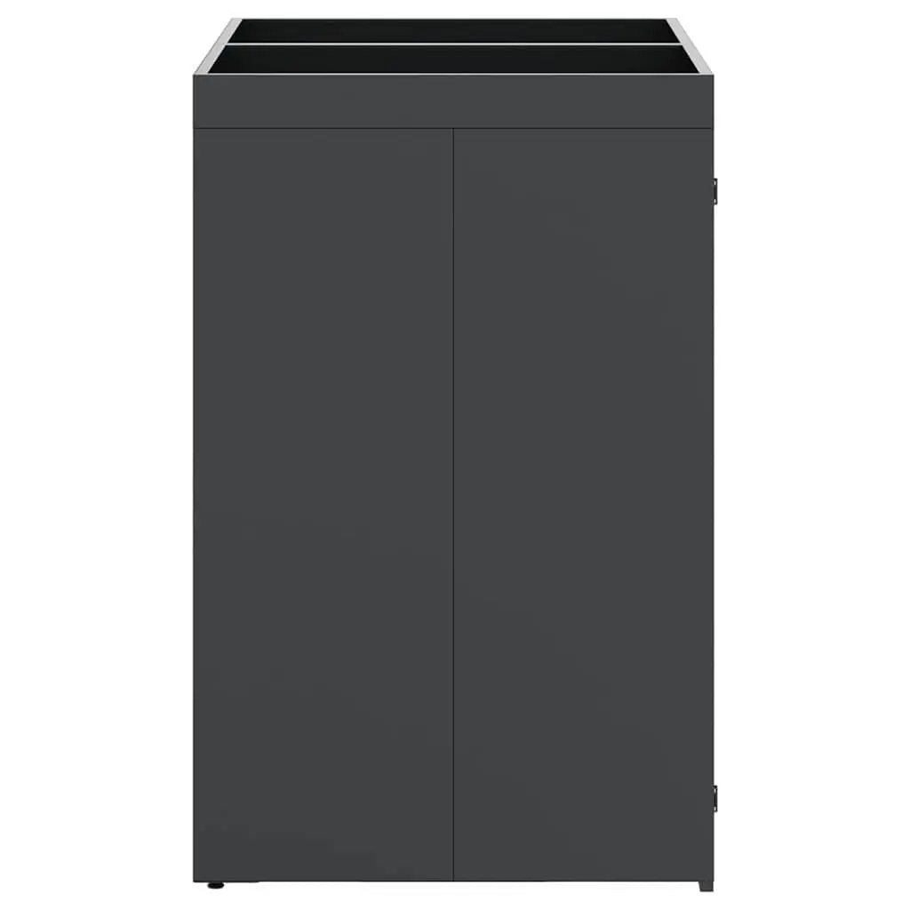 Wheelie Bin Storage Enclosure Outdoor Waste Container 2 Bins Anthracite