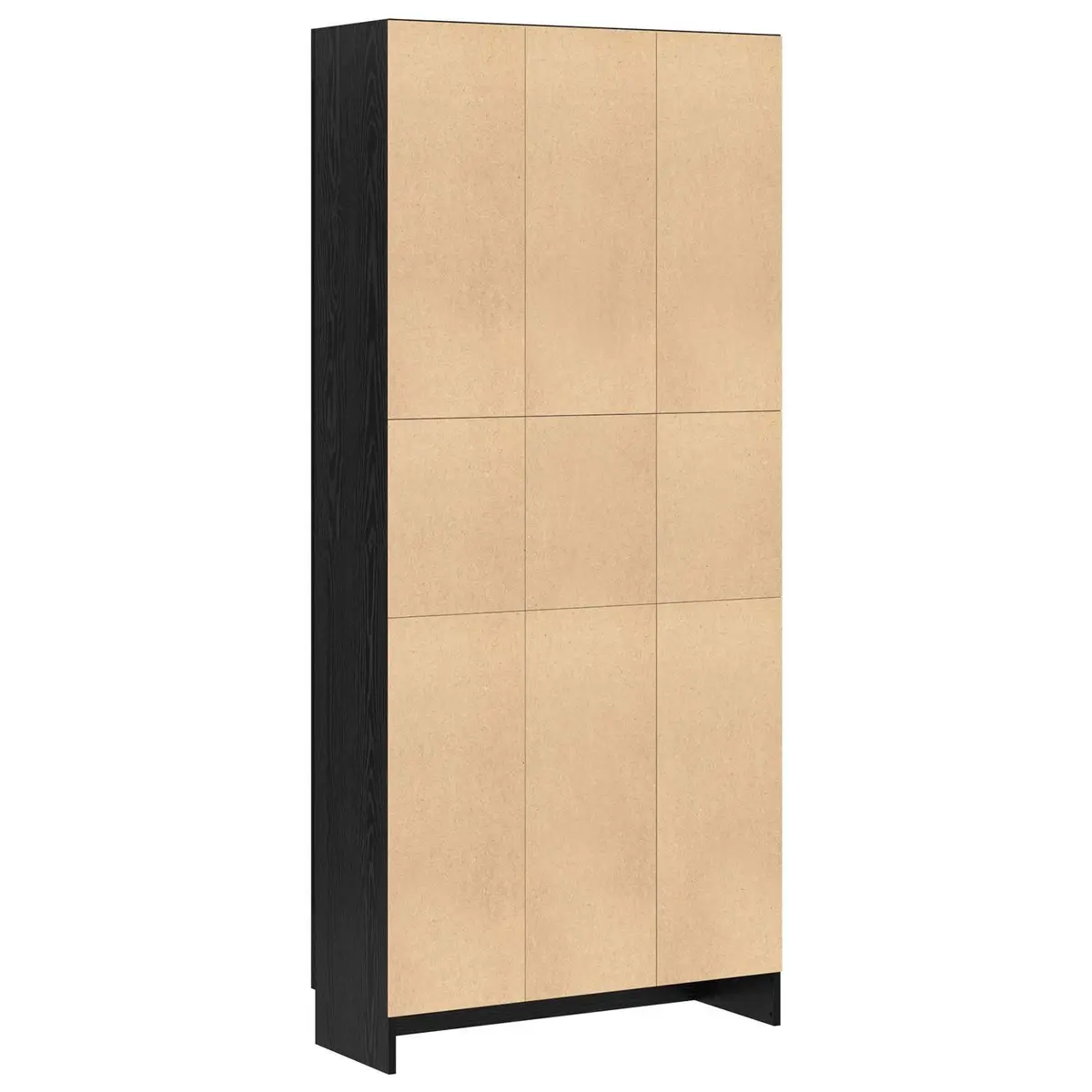Black Oak Book Cabinet