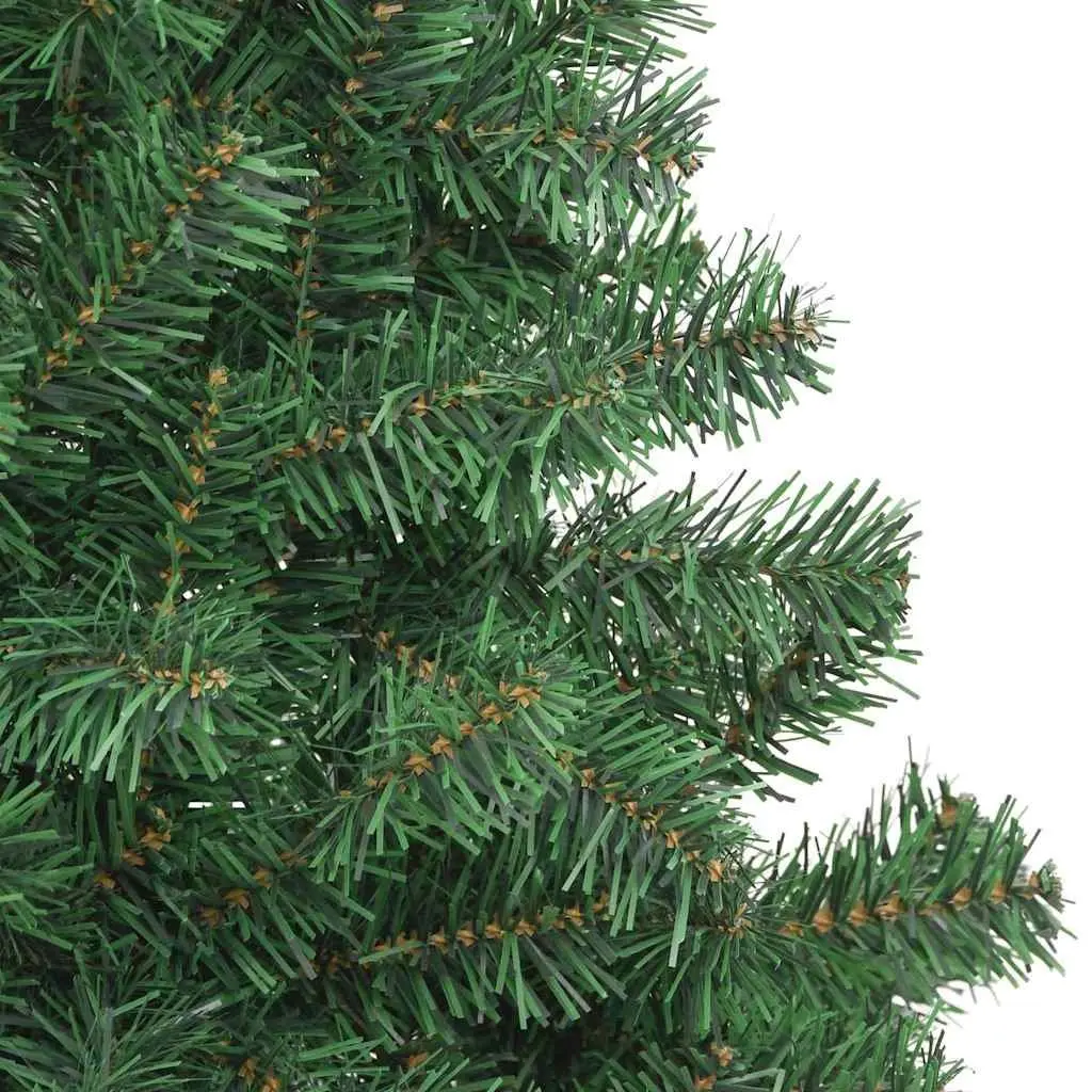 Artificial Christmas Tree 180cm Green PVC Cone Shape LED Lights Indoor Outdoor