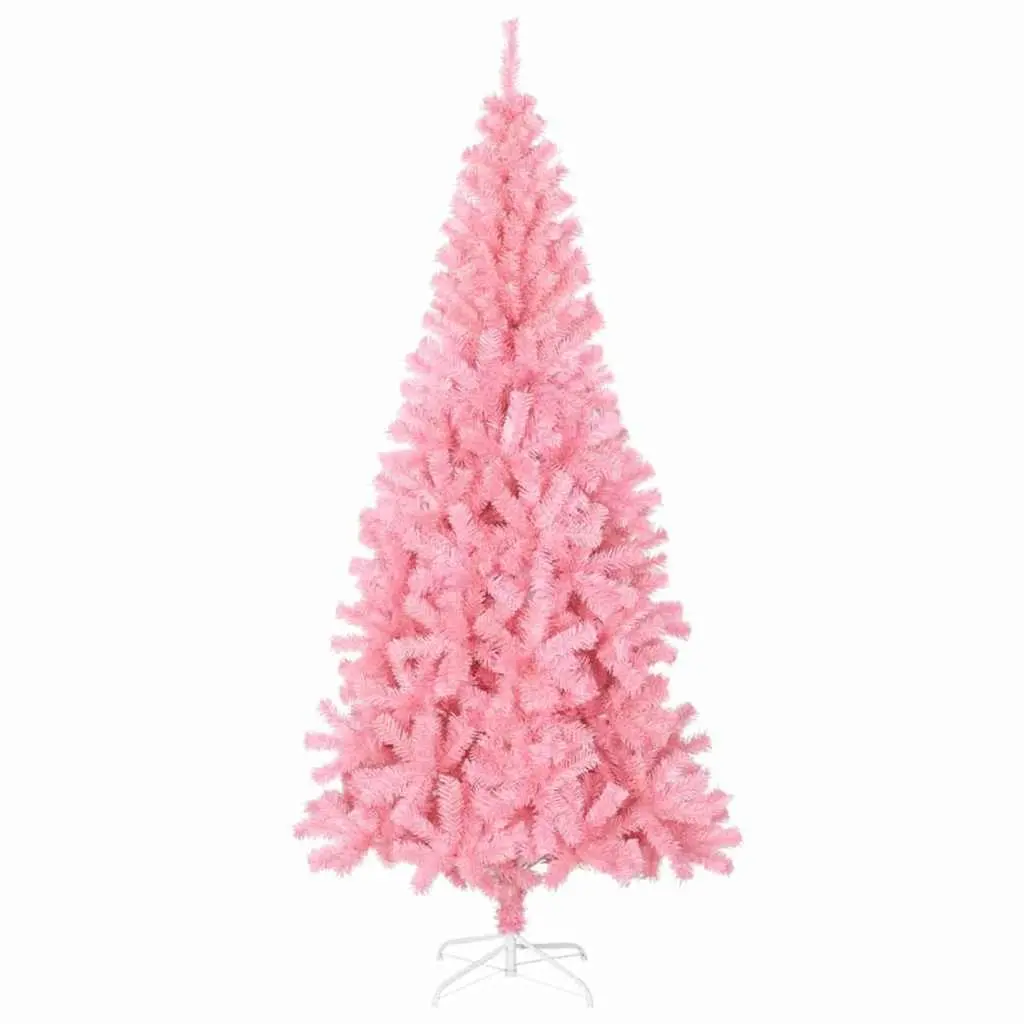 180cm Tall Pink Christmas Tree with LED Lights