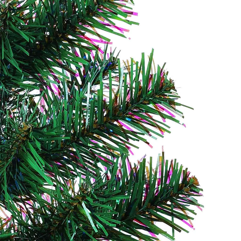 Green Cone Shaped LED Lights USB Powered Christmas Tree 240cm Artificial Pre-lit Decor