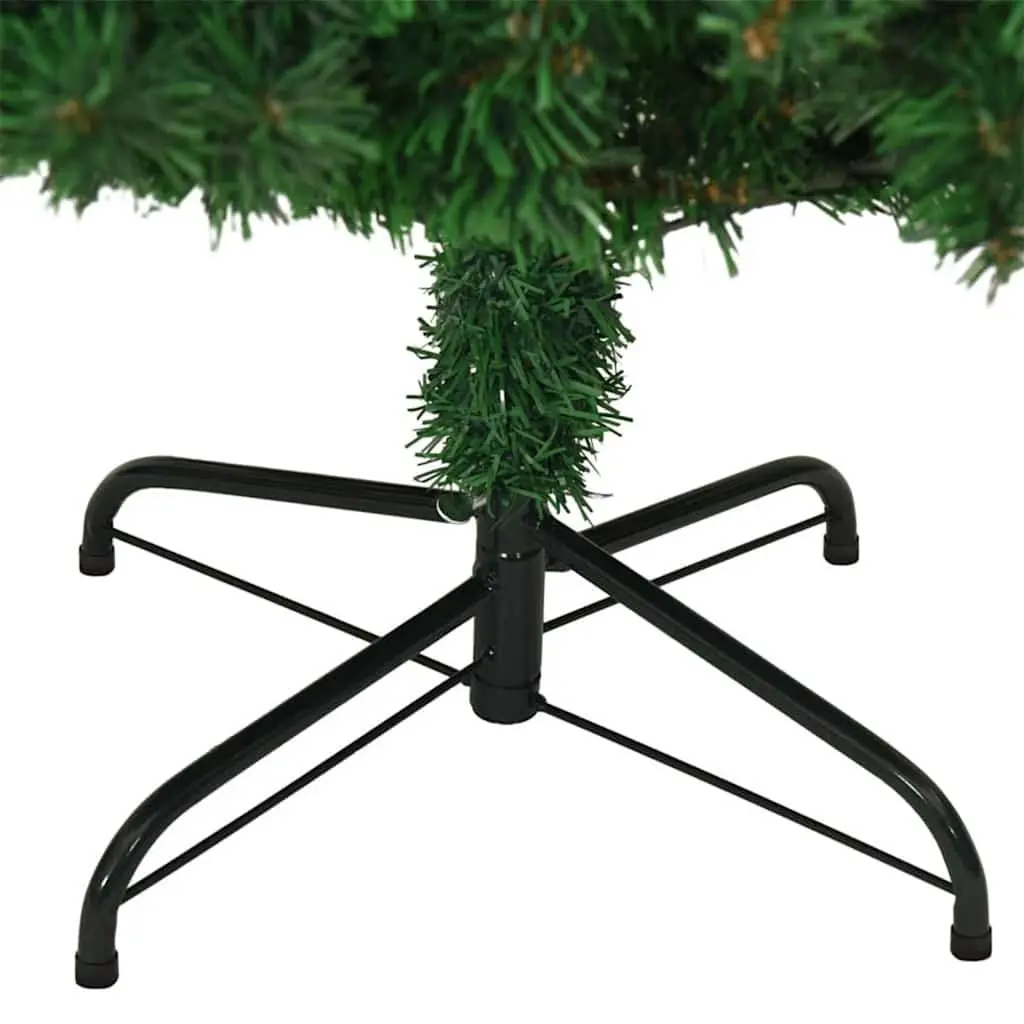 Artificial Christmas Tree 180cm Green PVC Plastic Steel Seasonal Holiday Home