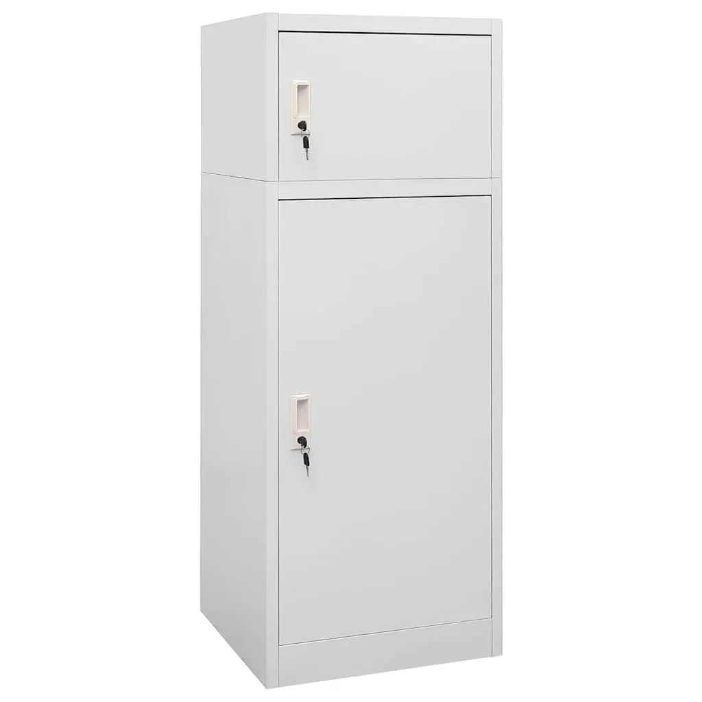 Saddle Cabinet Lockable Doors Equestrian Equipment Storage 53 x 53 x 140 cm Grey