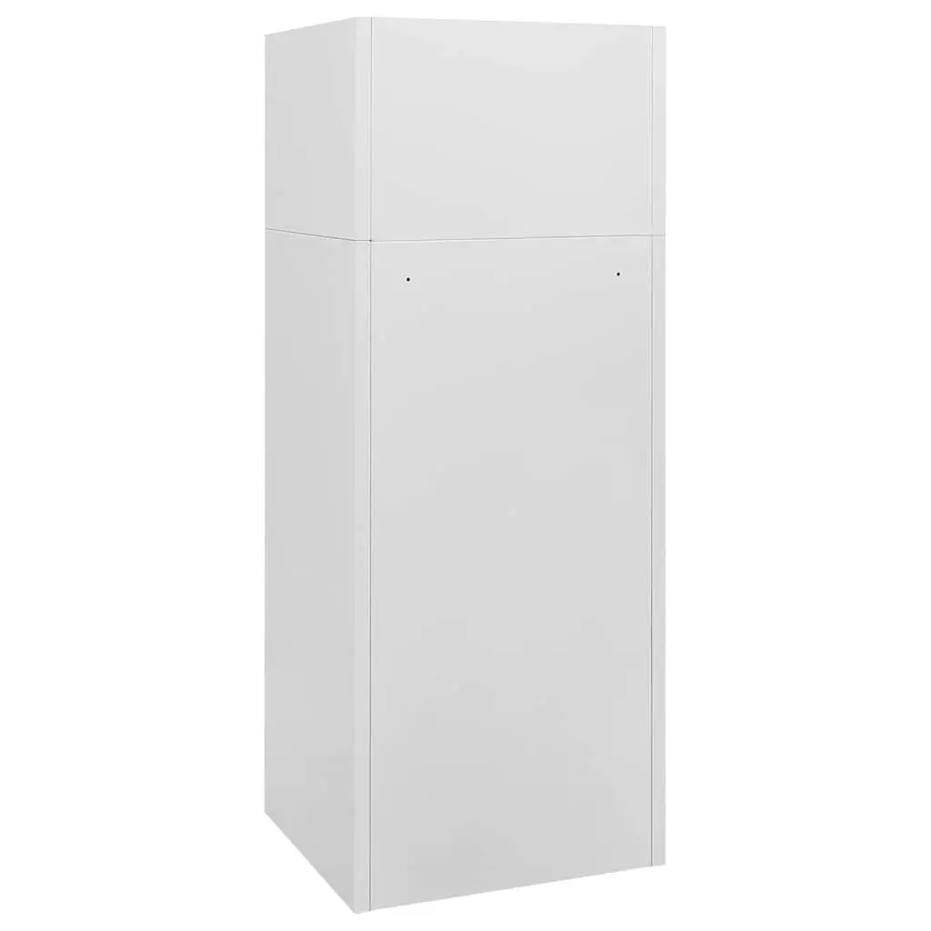 Saddle Cabinet Lockable Doors Equestrian Equipment Storage 53 x 53 x 140 cm Grey