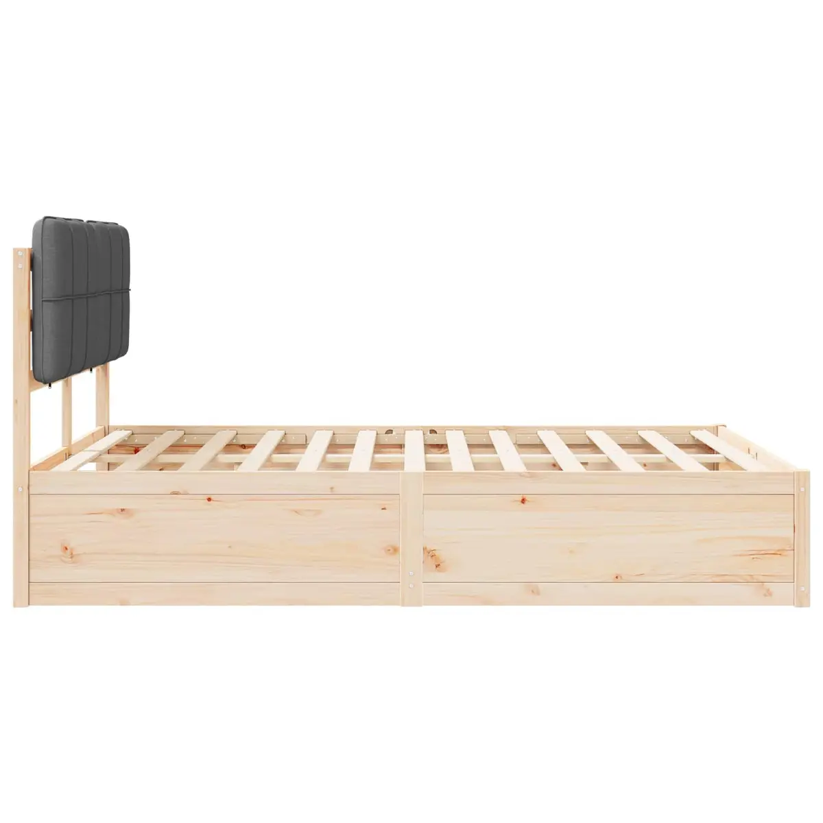 Grey Upholstered Bed Frame