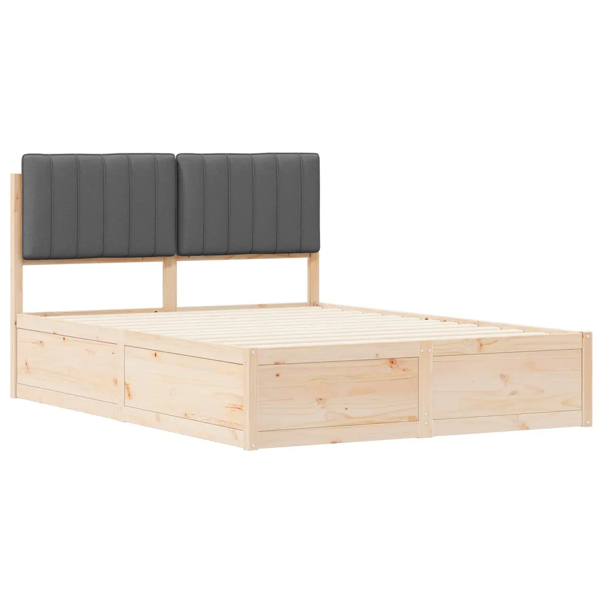 Grey Upholstered Bed Frame